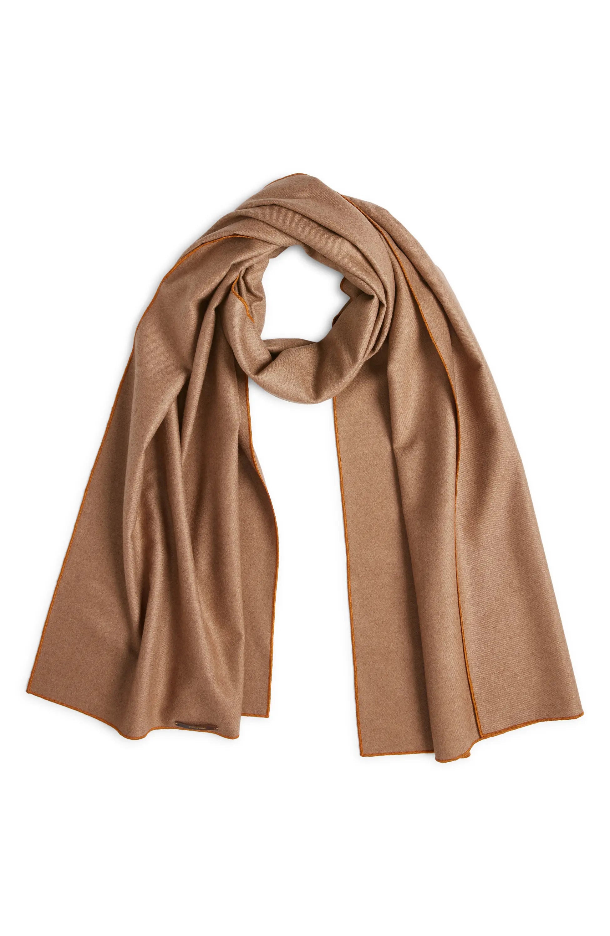 Camel Solid Cashmere Scarf – Clifton Wilson