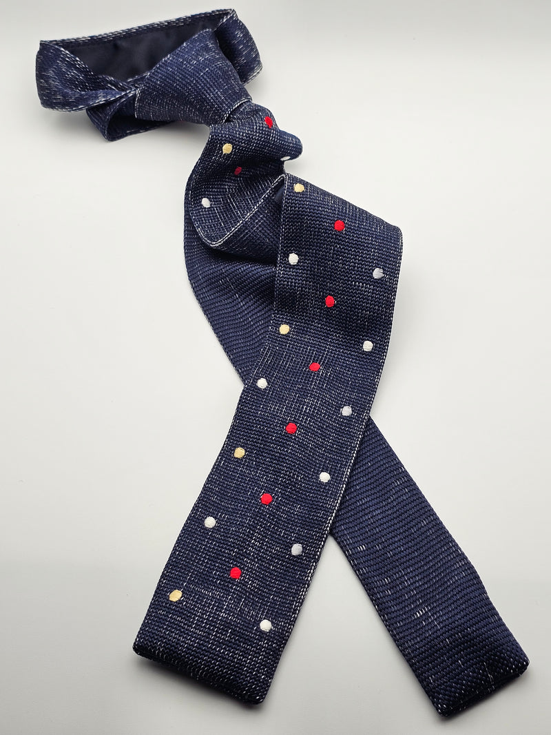 DENIM BLUE POLKA-DOT