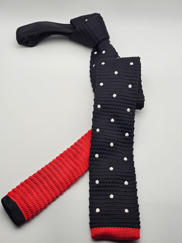 BLACK & RED POLKA-DOT