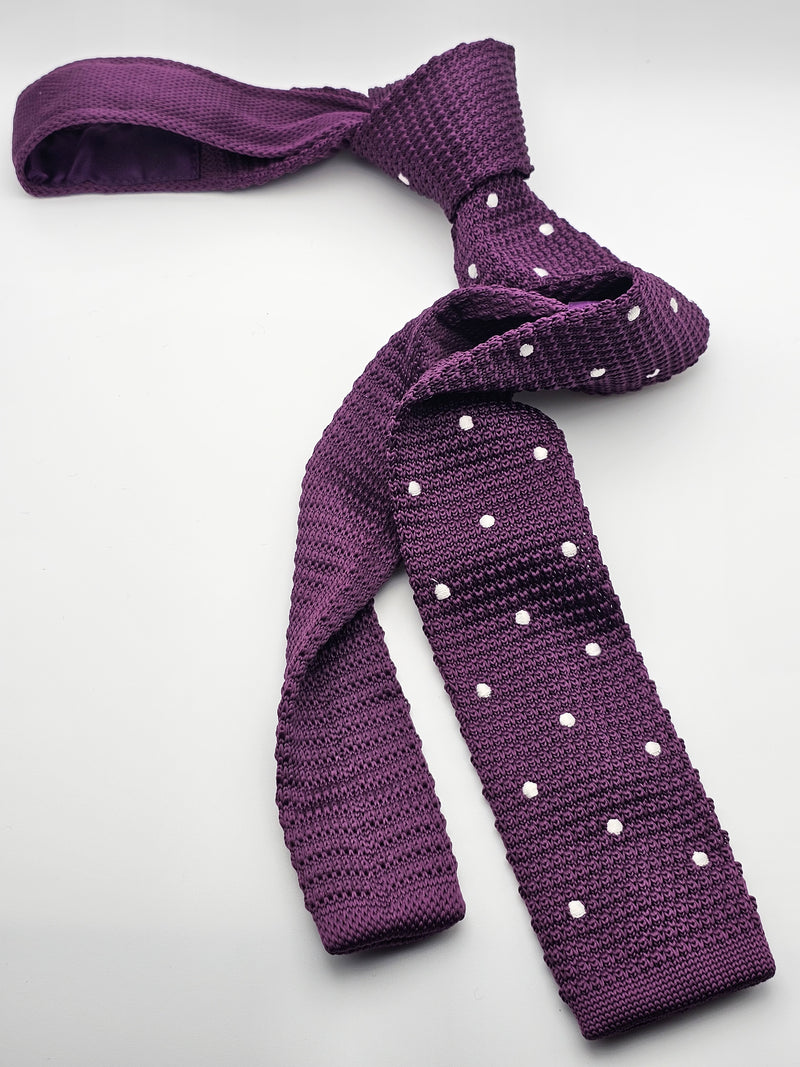 PLUM POLKA-DOT