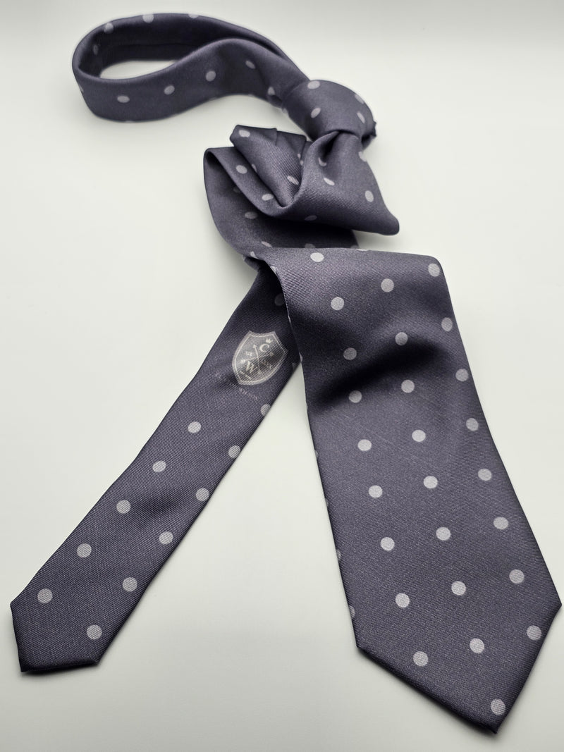 LARGE GREY POLKA-DOT