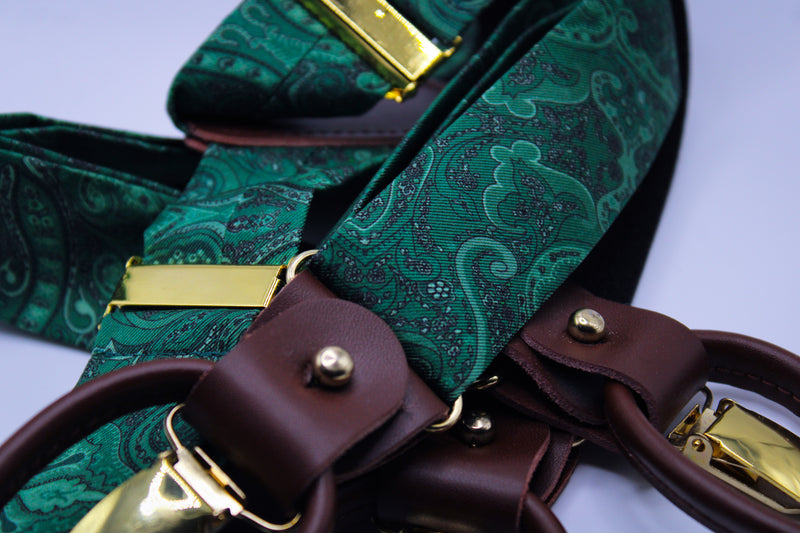 HUNTER GREEN PAISLEY