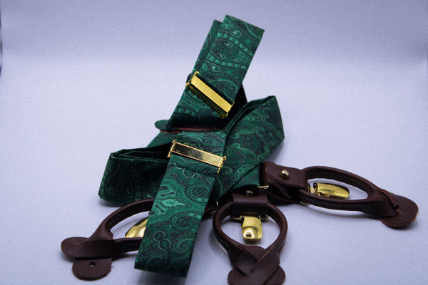 HUNTER GREEN PAISLEY