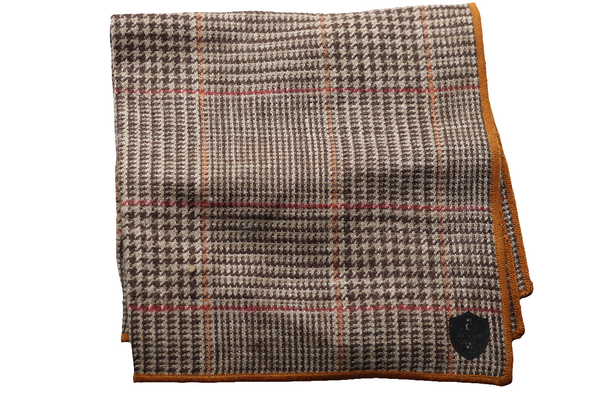 TAN PLAID LINEN