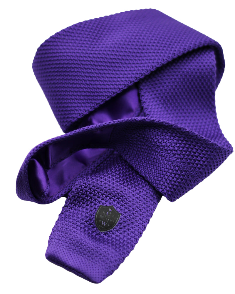 PURPLE SILK KNIT