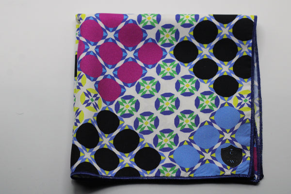 SILK MULTI COLOR SQUARES