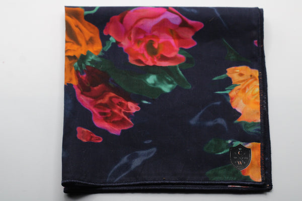 NAVY / FUSHIA FLORAL