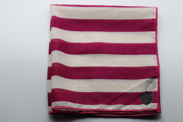 FUSHIA SILK STRIPES