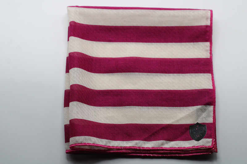 FUSHIA SILK STRIPES