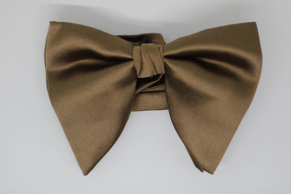 ANTIQUE GOLD BUTTERFLY BOW TIE